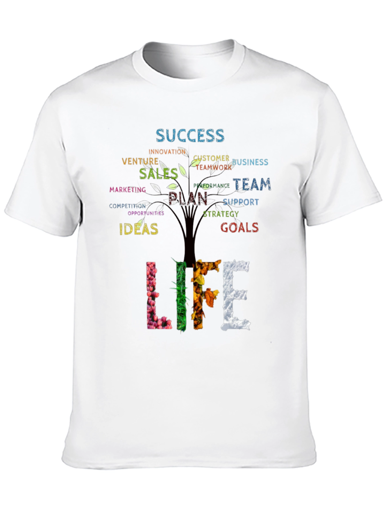 Success Tree Graphic T-Shirt