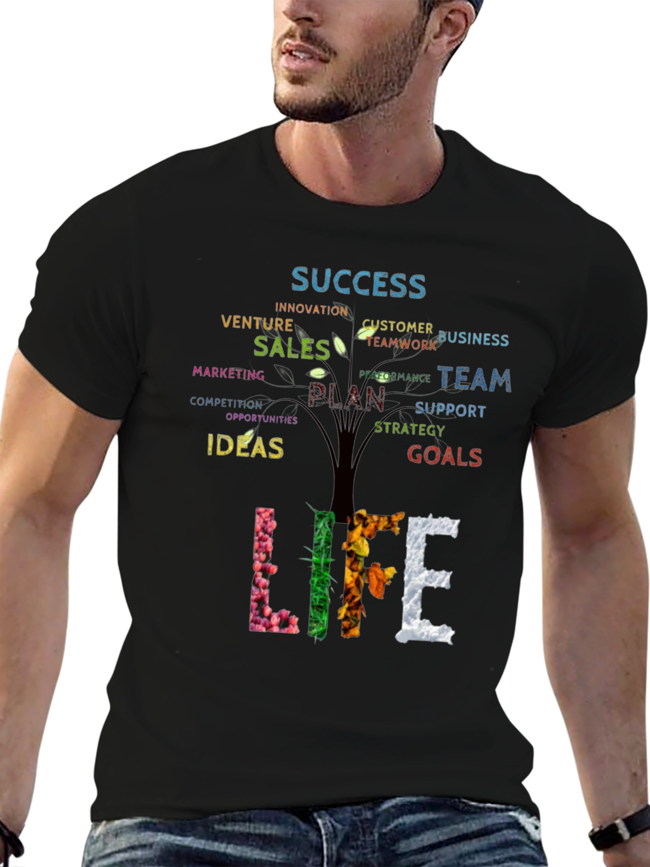 Success Tree Graphic T-Shirt
