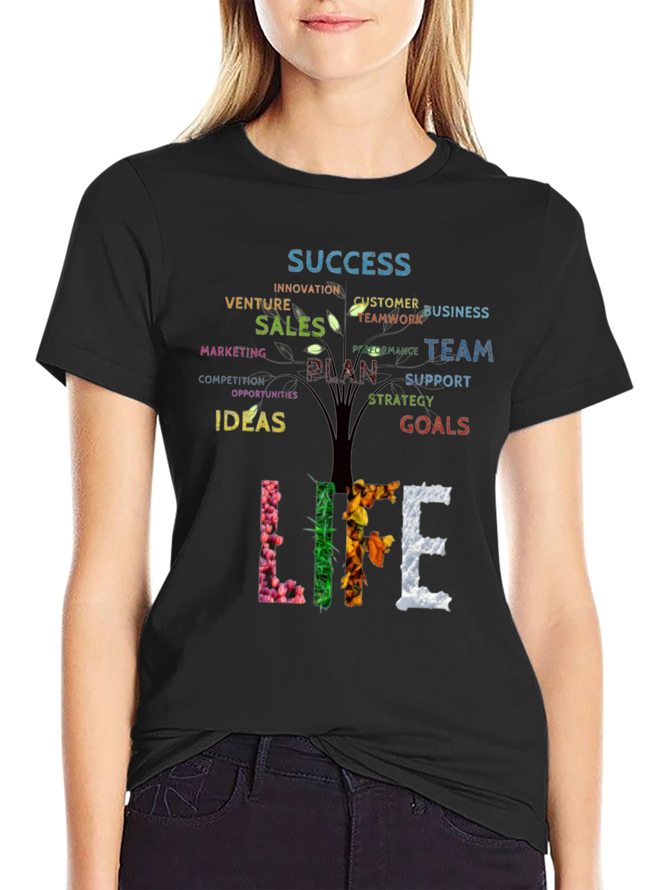 Success Tree Graphic T-Shirt