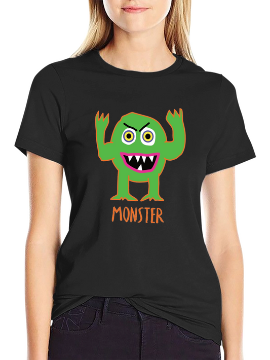Monster Graphic T-Shirt - Spooky Fun!
