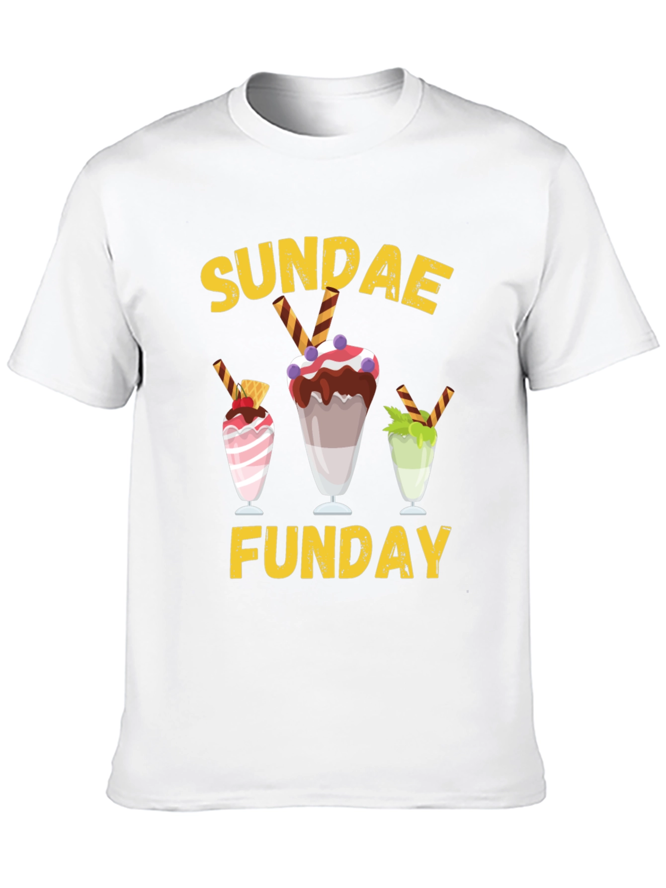 Sundae Funday Graphic T-Shirt | Ice Cream Lover Tee