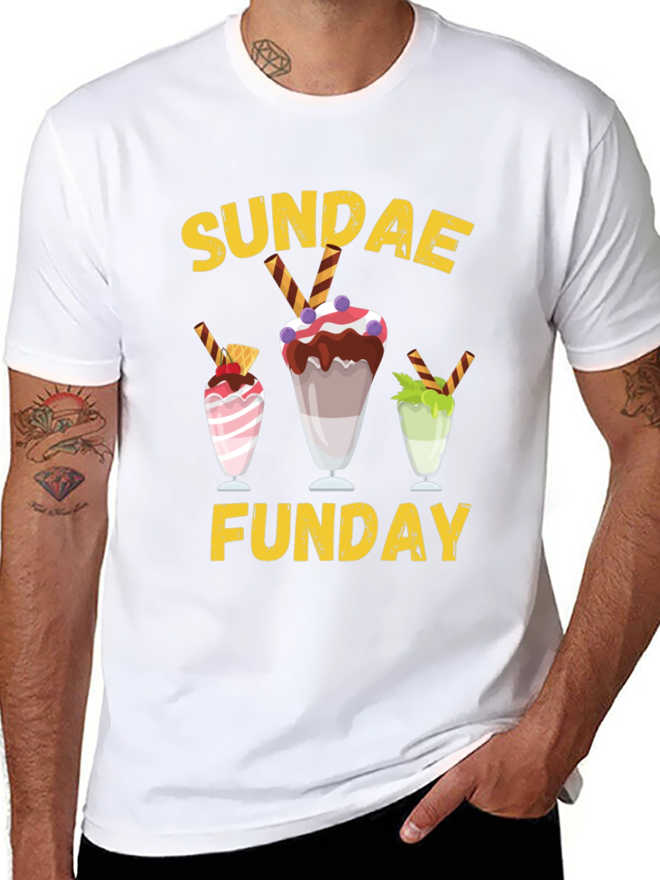 Sundae Funday Graphic T-Shirt | Ice Cream Lover Tee