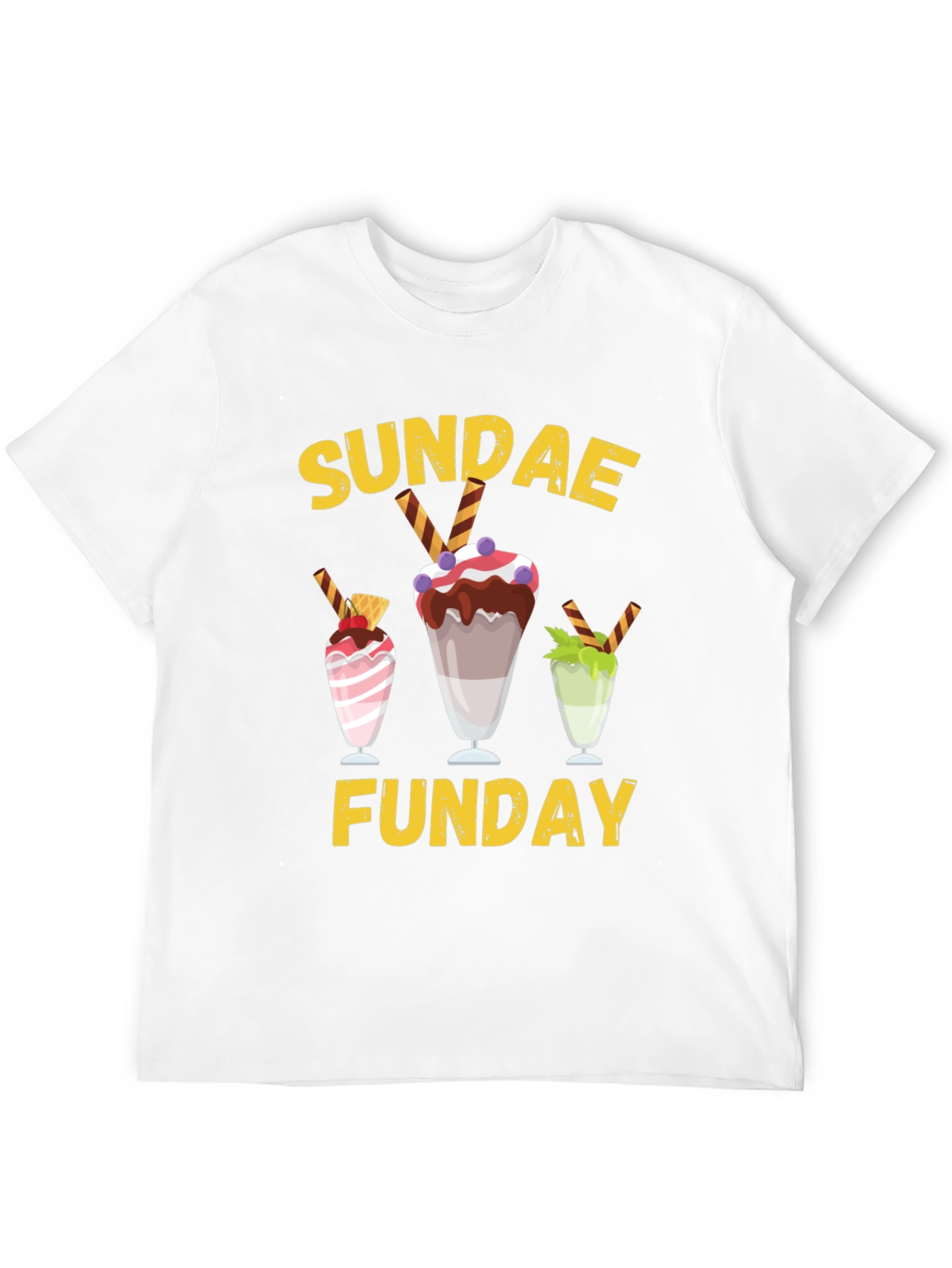 Sundae Funday Graphic T-Shirt | Ice Cream Lover Tee