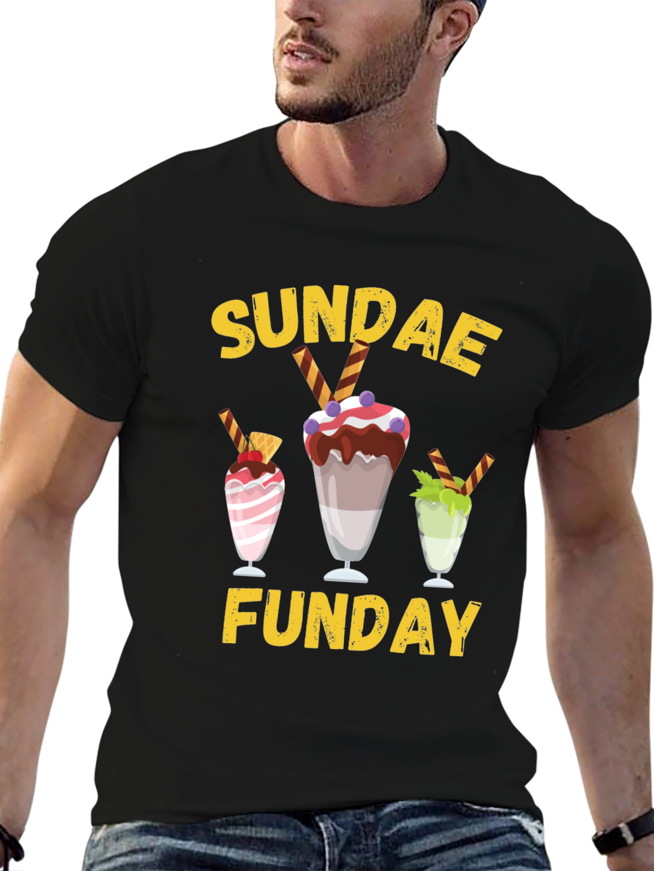 Sundae Funday Graphic T-Shirt | Ice Cream Lover Tee