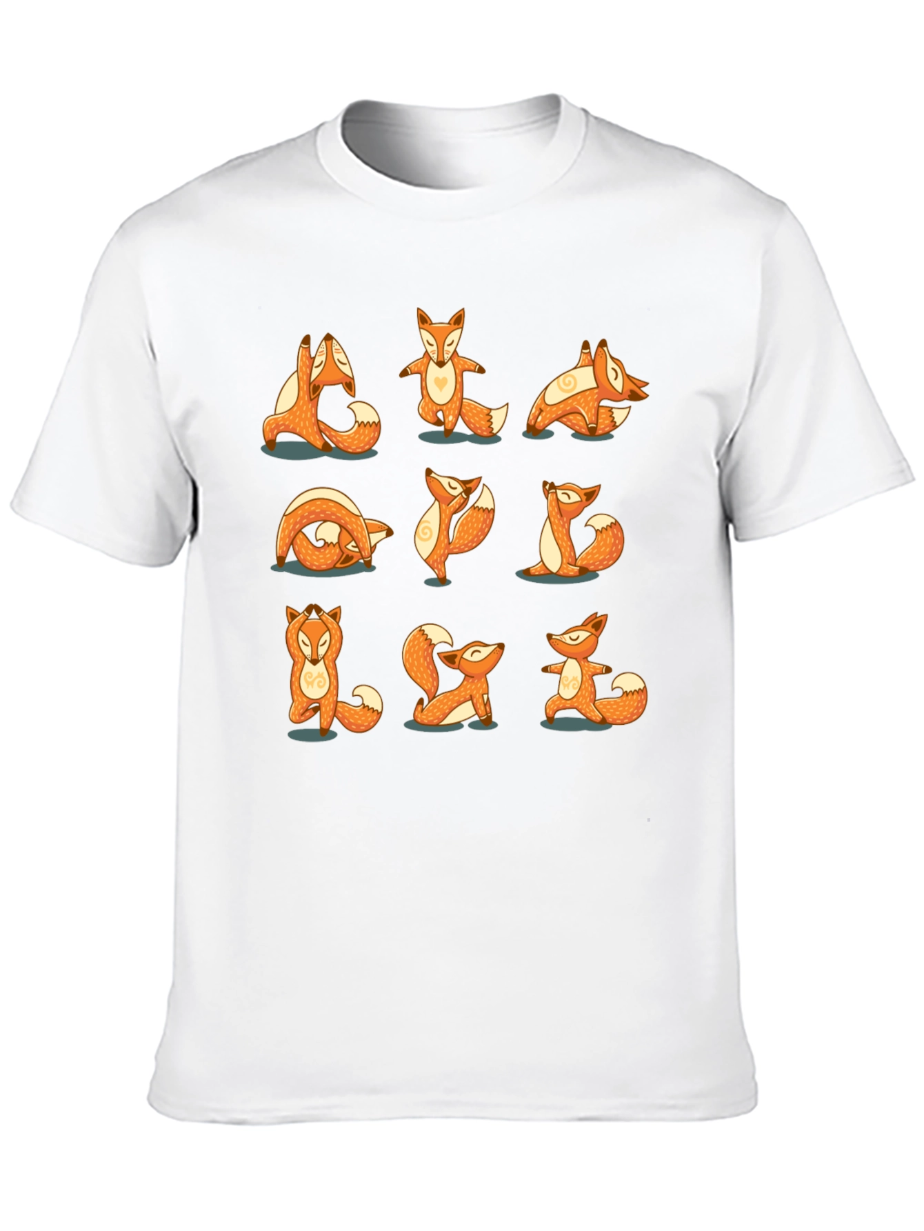 Yoga Fox T-Shirt: Peaceful Poses