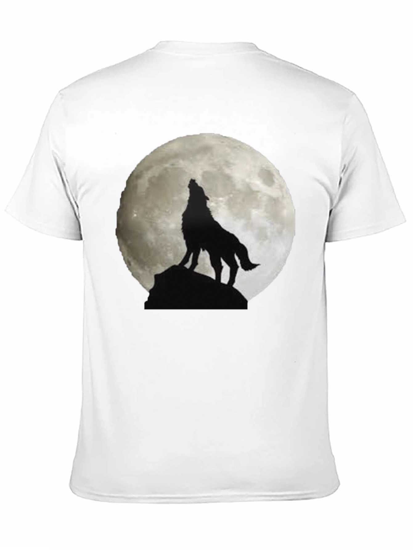 Wolf Moon Graphic Tee - Mens Black T-Shirt