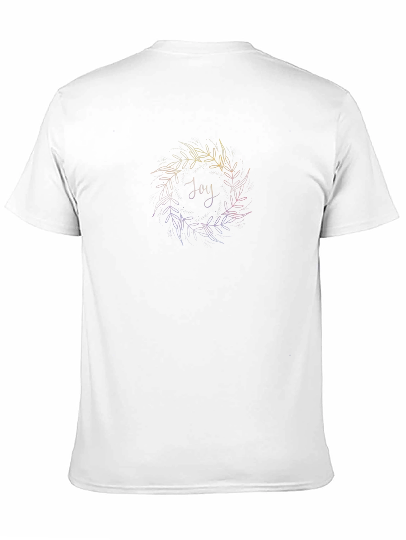 Joy Wreath Graphic Tee - Black