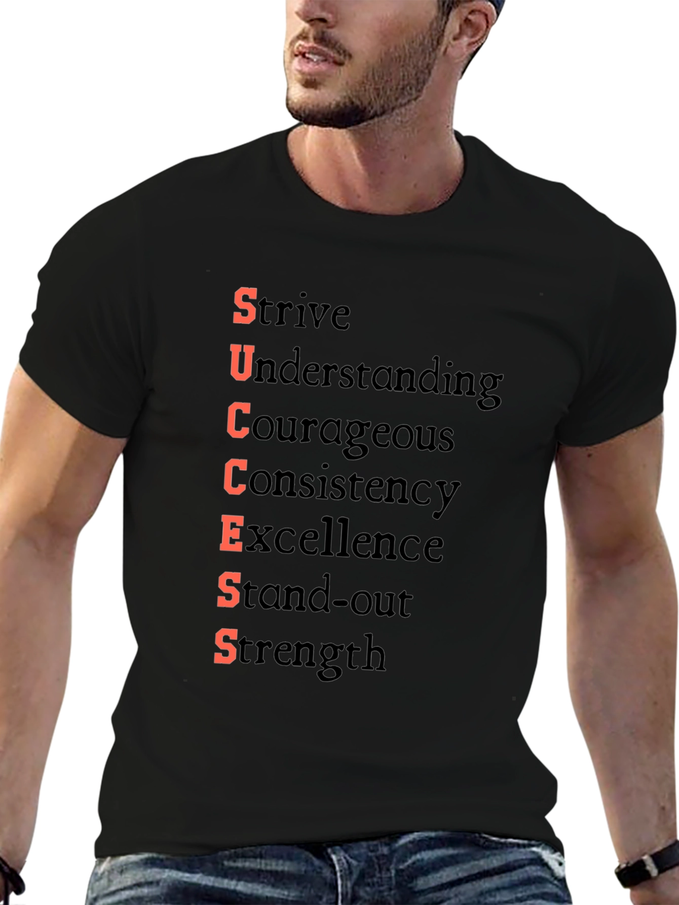 Motivational SUCCESS T-Shirt - Strive for Greatness