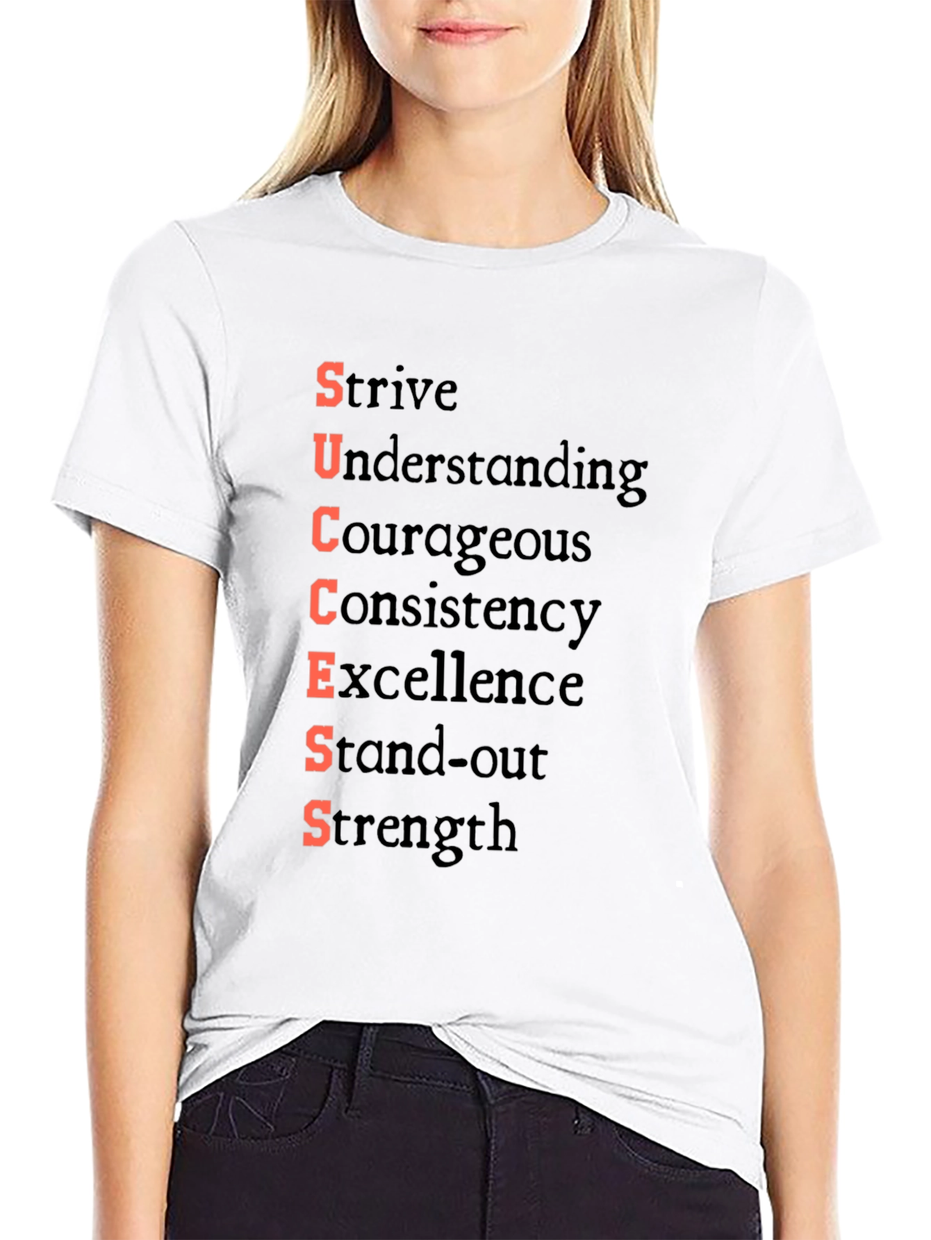Motivational SUCCESS T-Shirt - Strive for Greatness