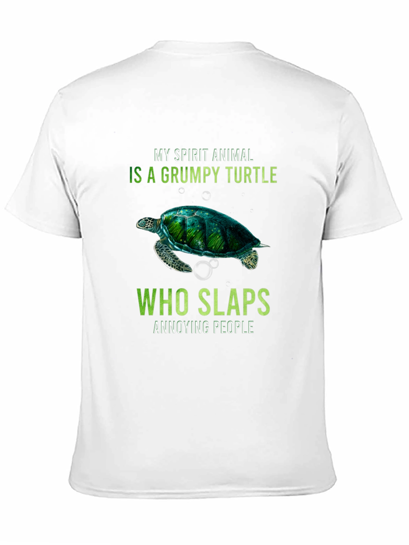 Grumpy Turtle Slaps Annoying People T-Shirt