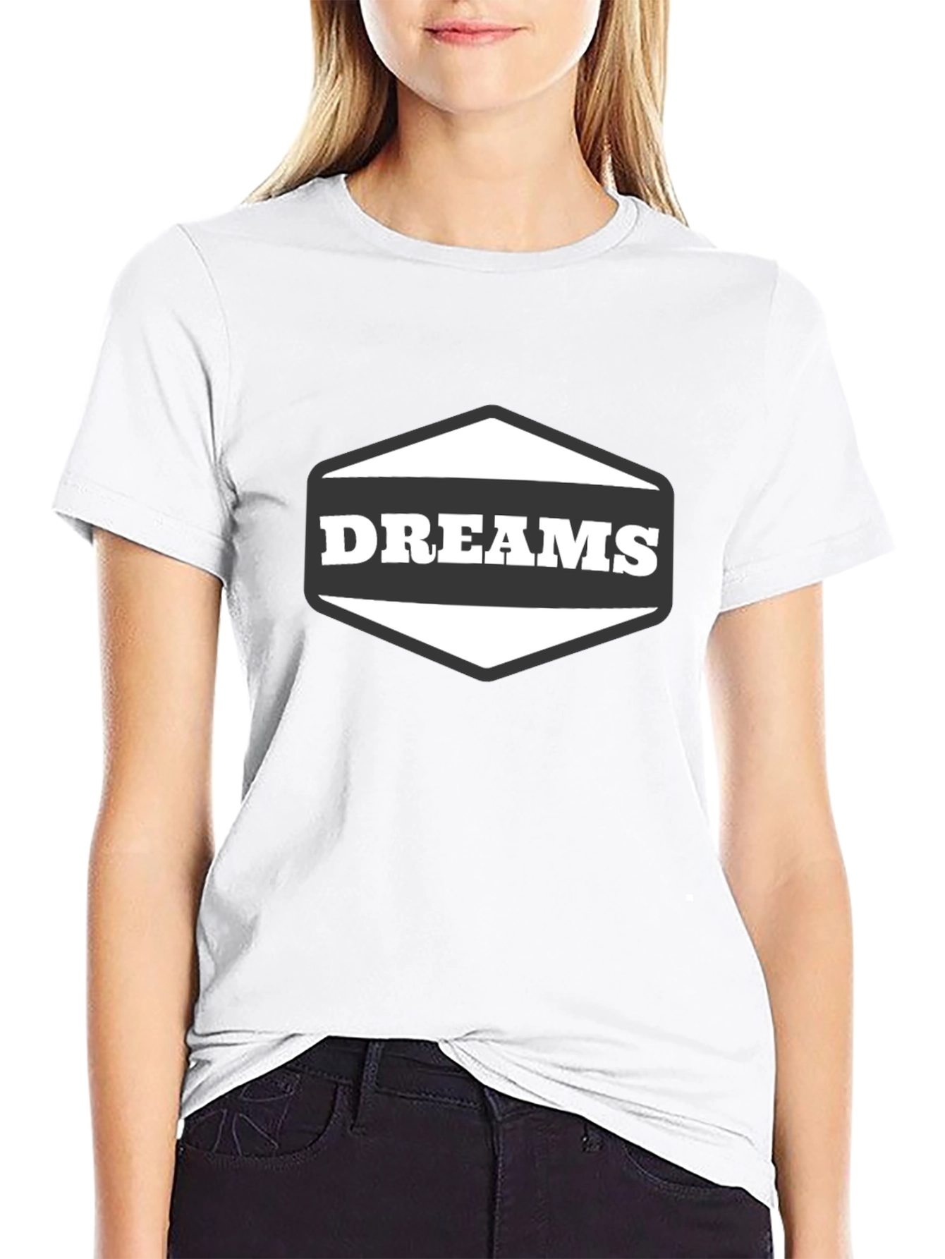 Dreams Graphic Black T-Shirt