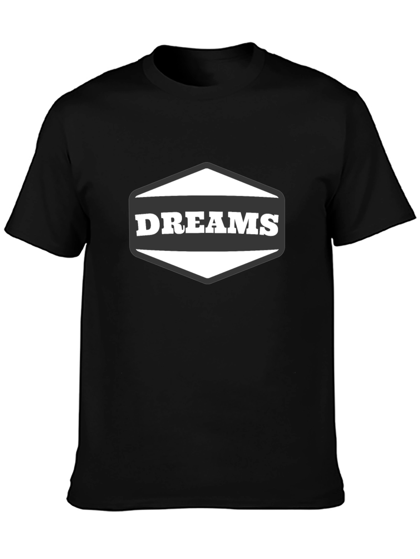 Dreams Graphic Black T-Shirt
