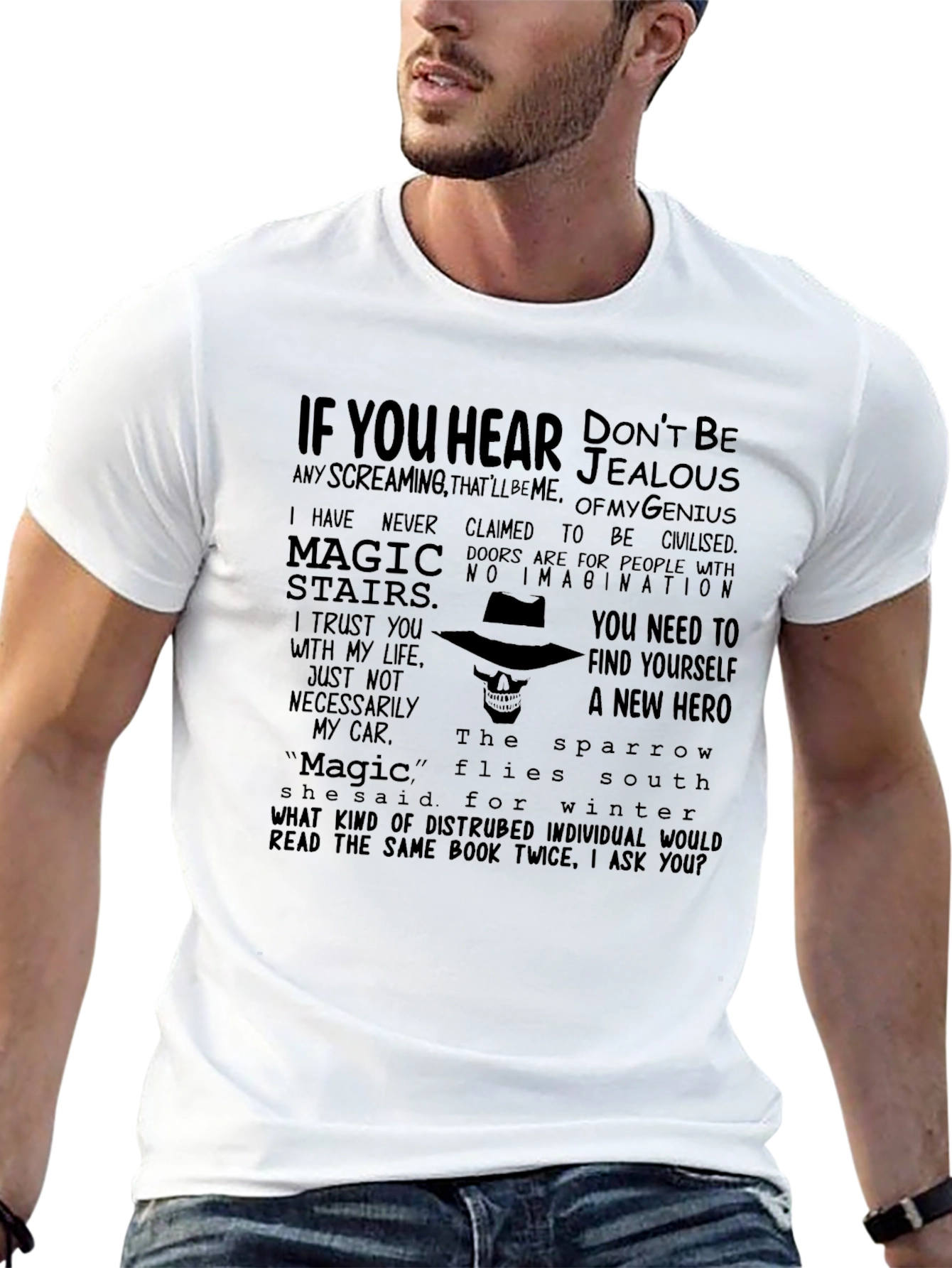 Quote Graphic Tee - Magic Stairs & More