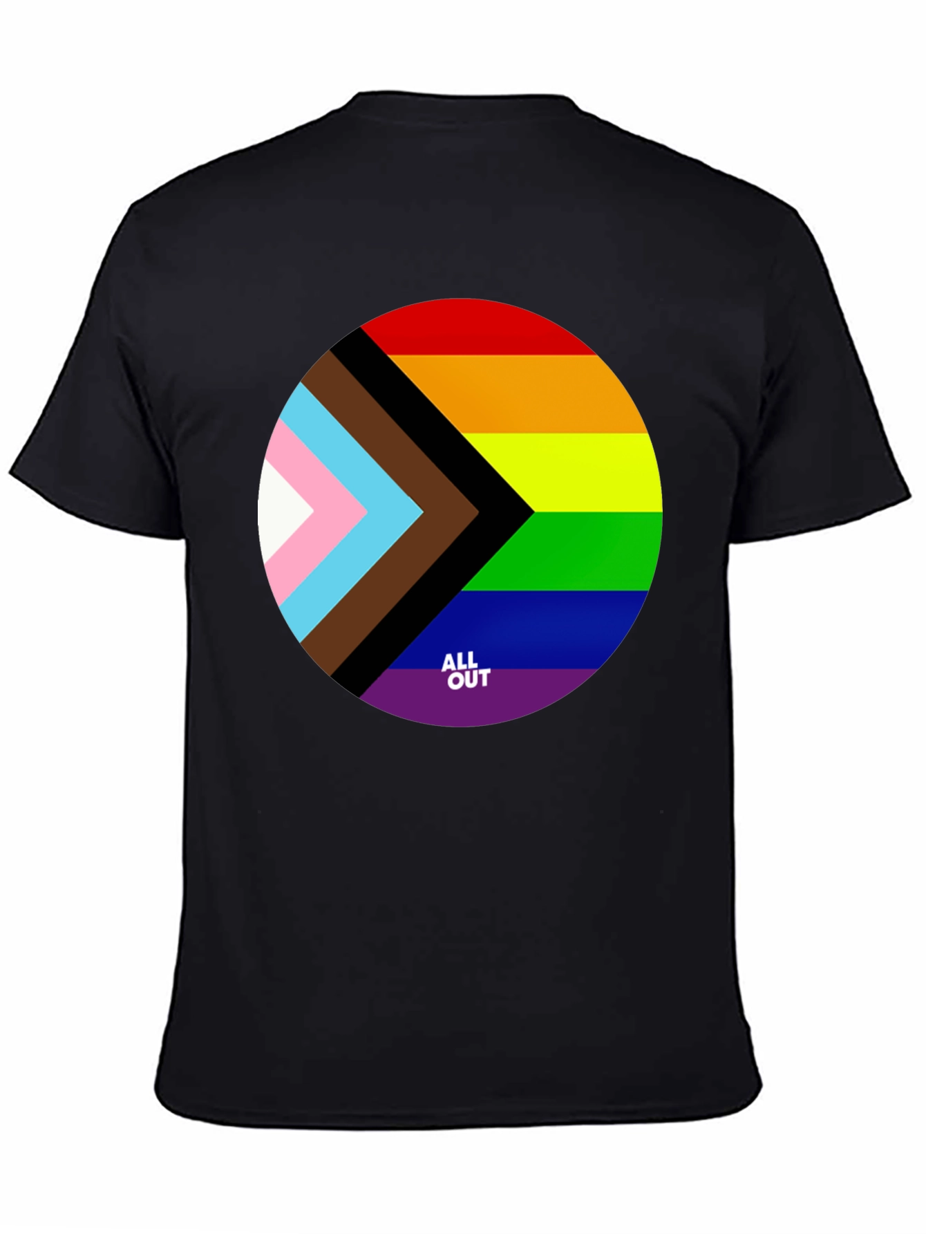 Pride T-Shirt - All Out - Black