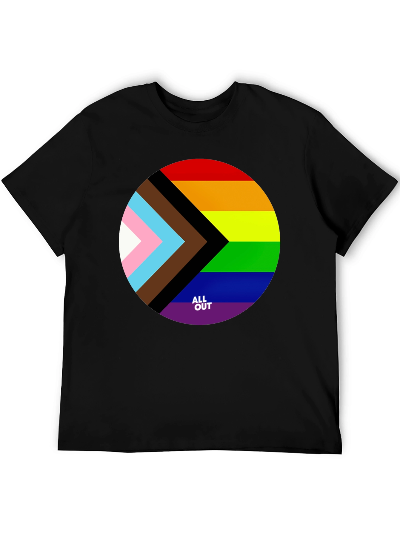 Pride T-Shirt - All Out - Black
