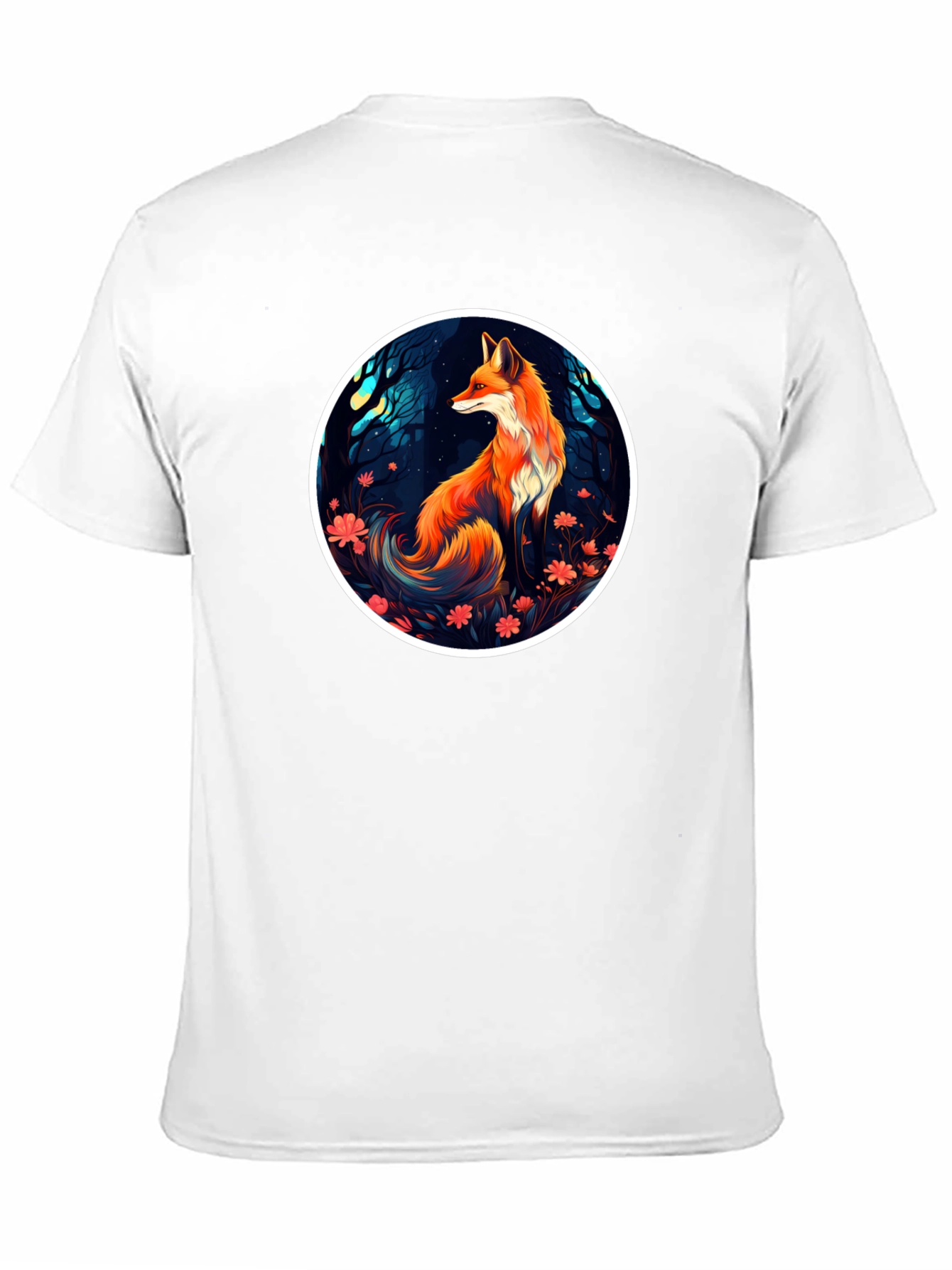 Fox in Forest Graphic T-Shirt