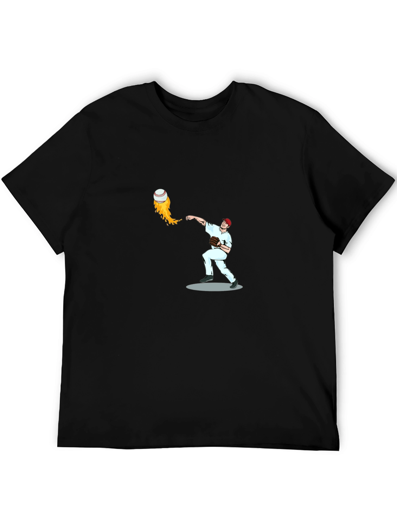 Baseball Pitcher Graphic T-Shirt