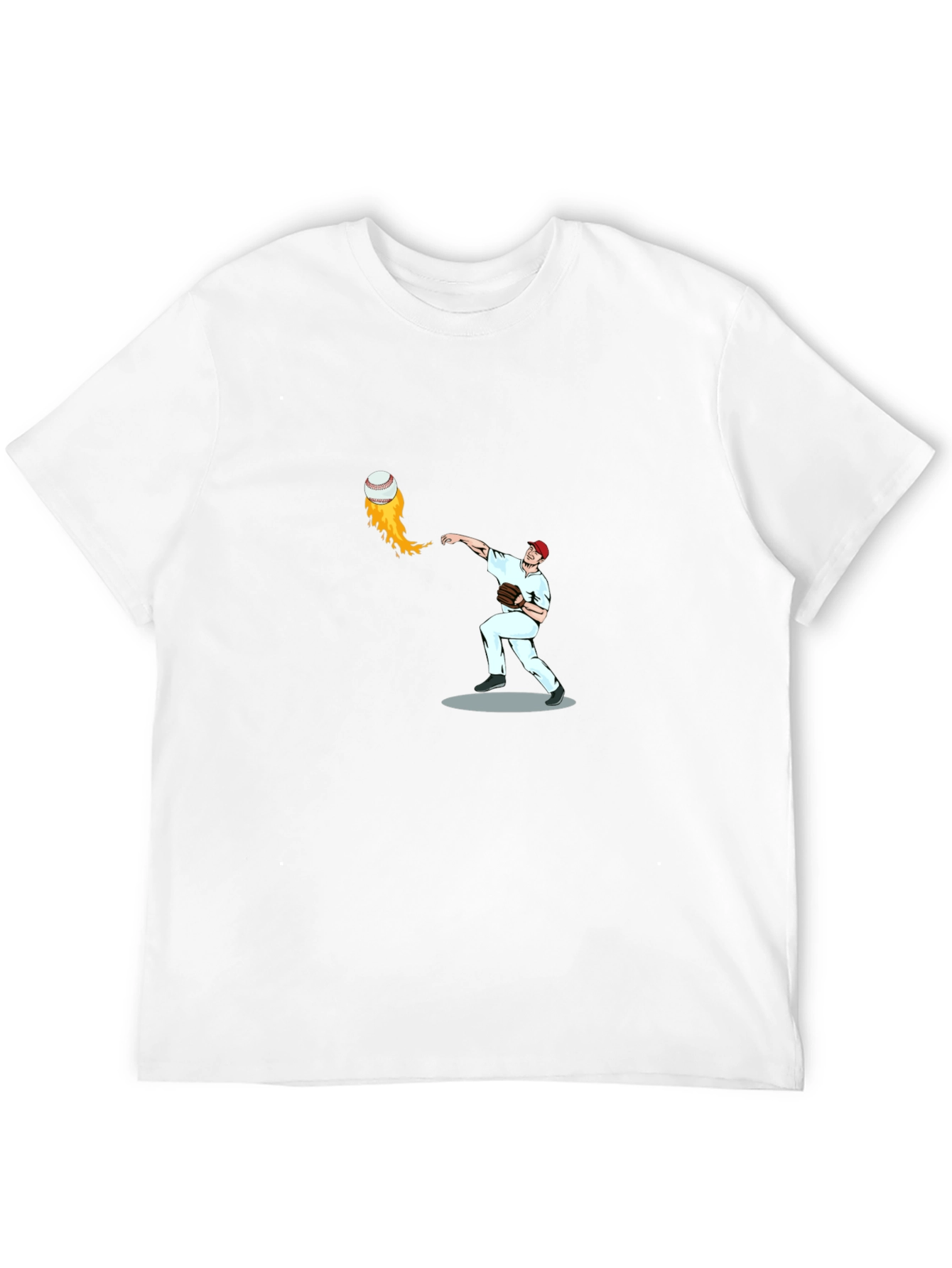 Baseball Pitcher Graphic T-Shirt