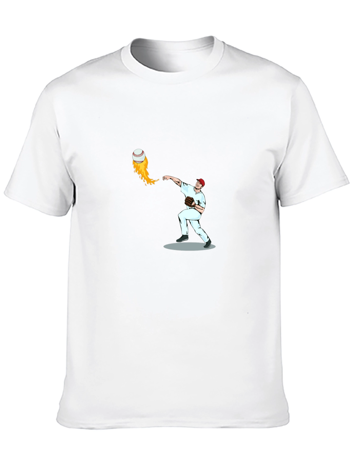 Baseball Pitcher Graphic T-Shirt