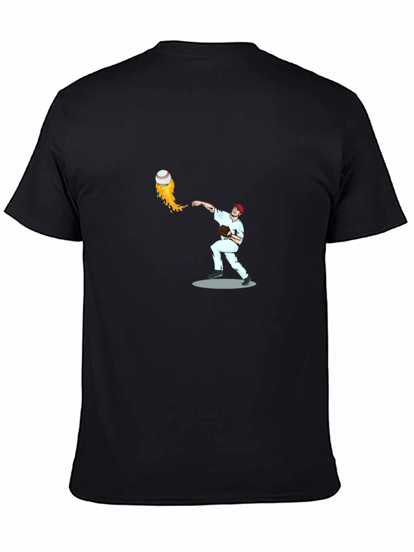Baseball Pitcher Graphic T-Shirt