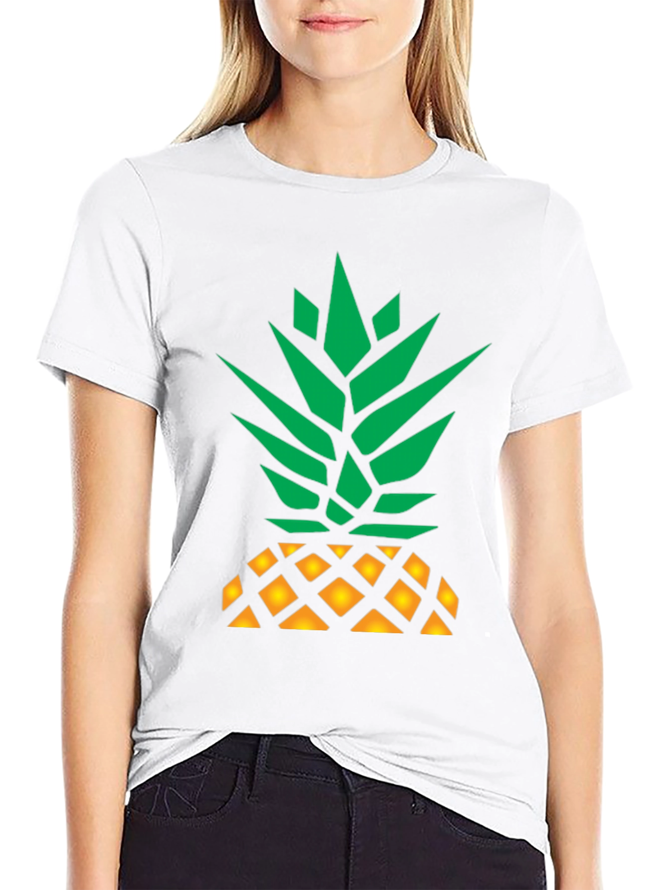 Pineapple Graphic T-Shirt - Funky Fruit Design
