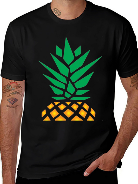 Pineapple Graphic T-Shirt - Funky Fruit Design