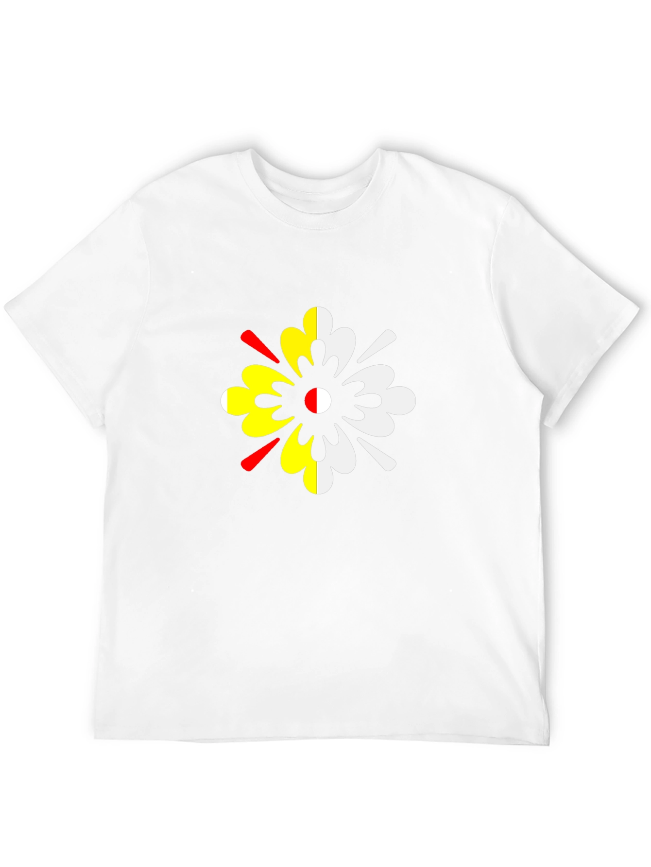 Unique Colorful Flower T-Shirt
