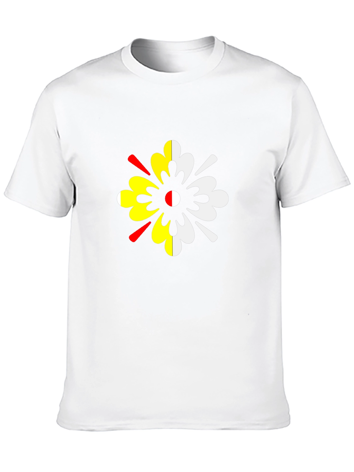 Unique Colorful Flower T-Shirt