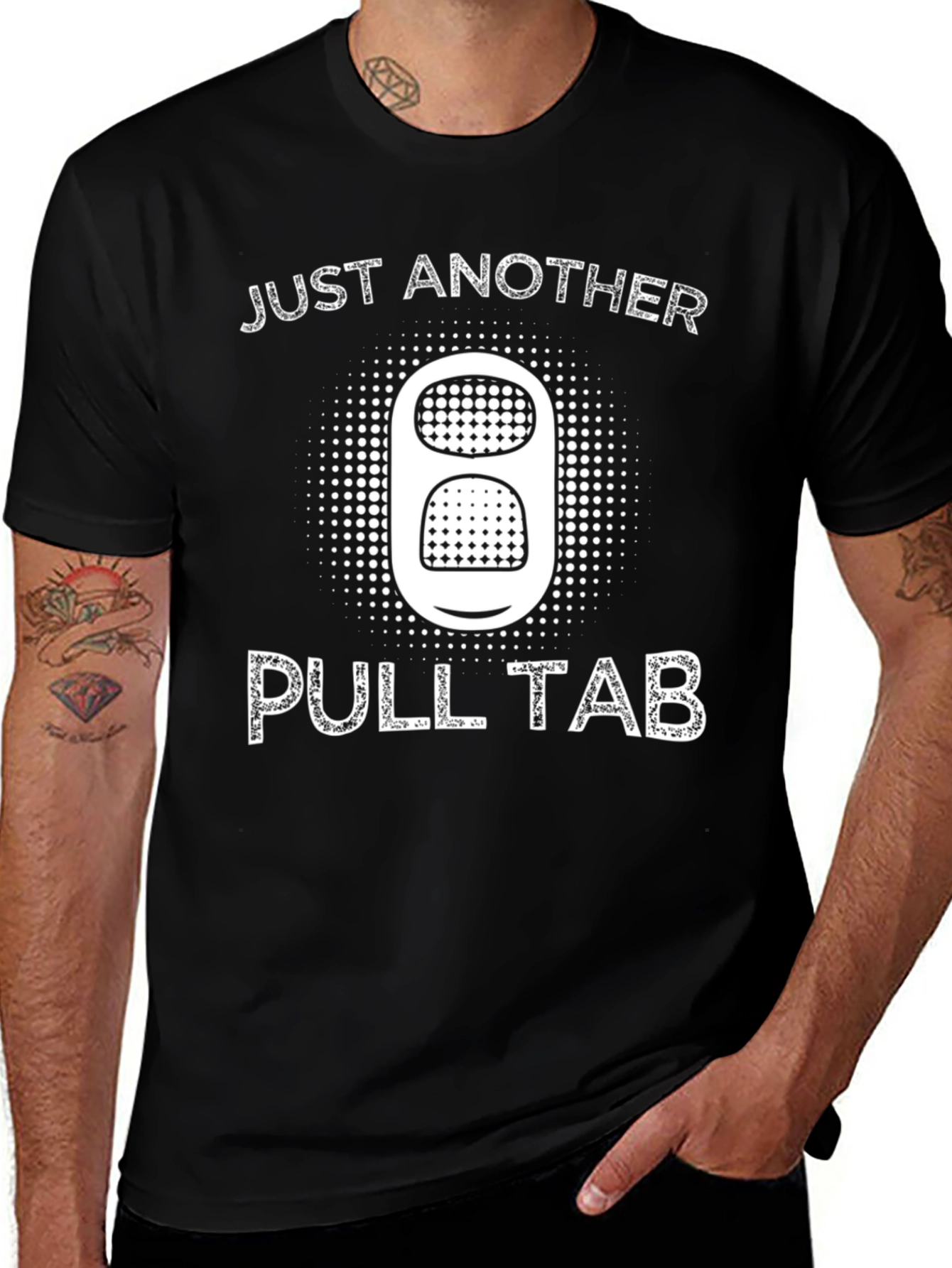Just Another Pull Tab Graphic T-Shirt