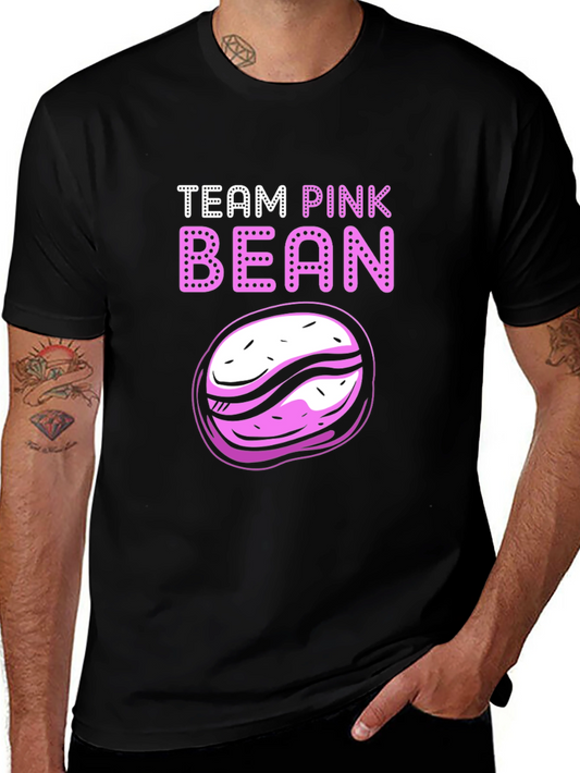 Team Pink Bean T-Shirt - Cute Baby Gender Reveal Tee