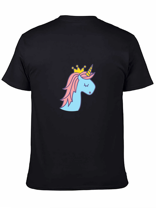 Unicorn Crown T-Shirt - Black
