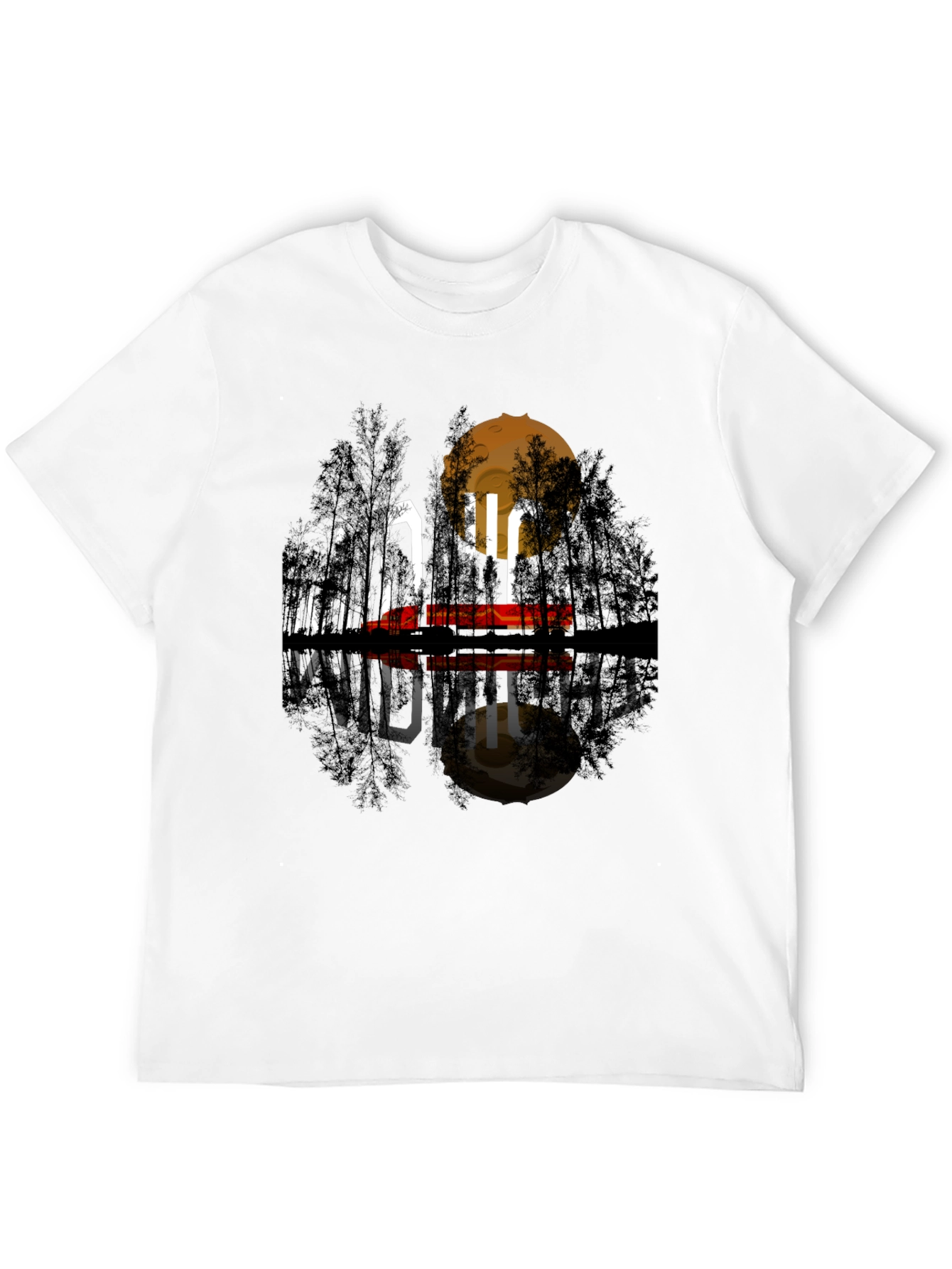Midnight Reflective Graphic Tee