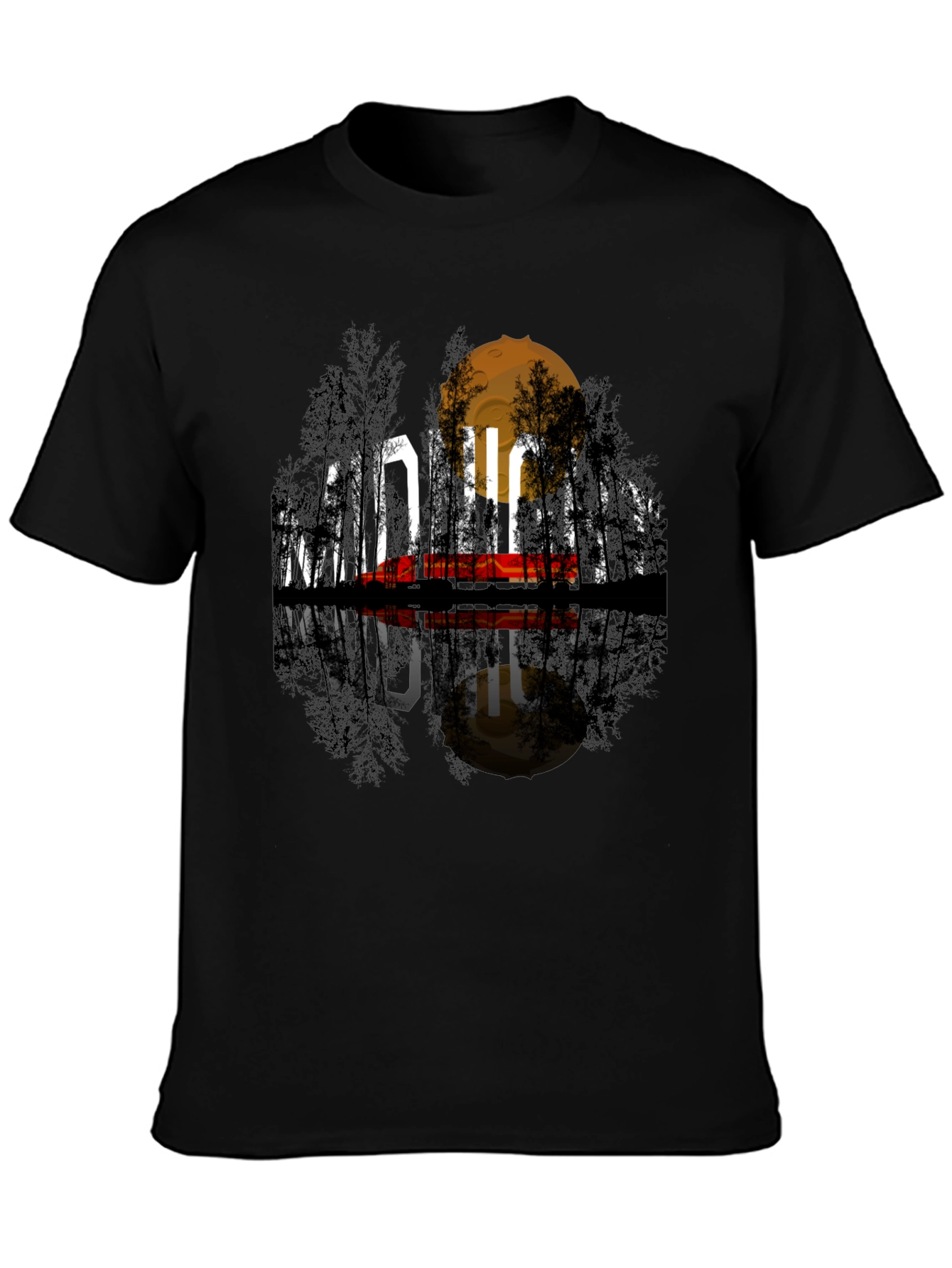 Midnight Reflective Graphic Tee