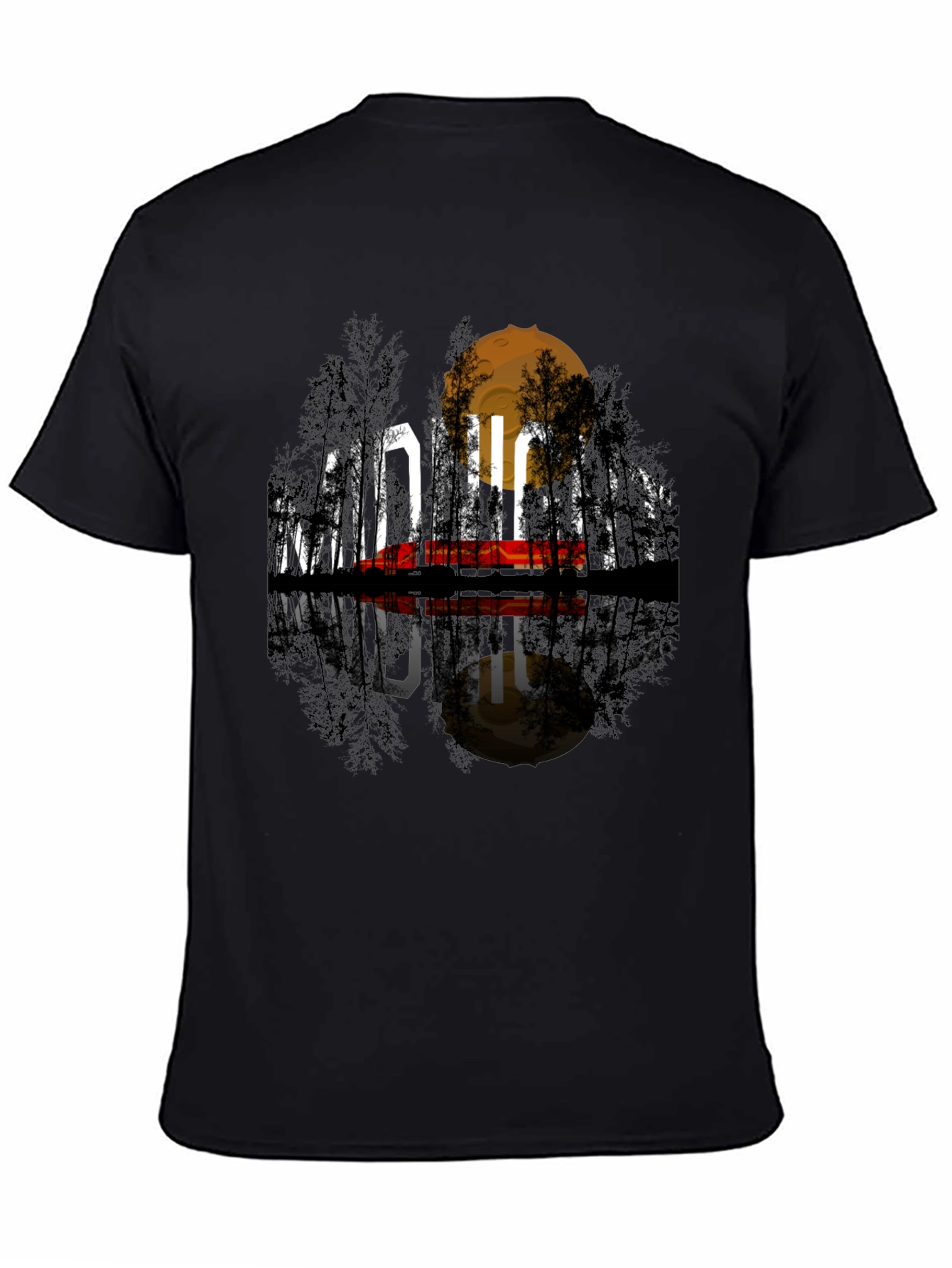 Midnight Reflective Graphic Tee