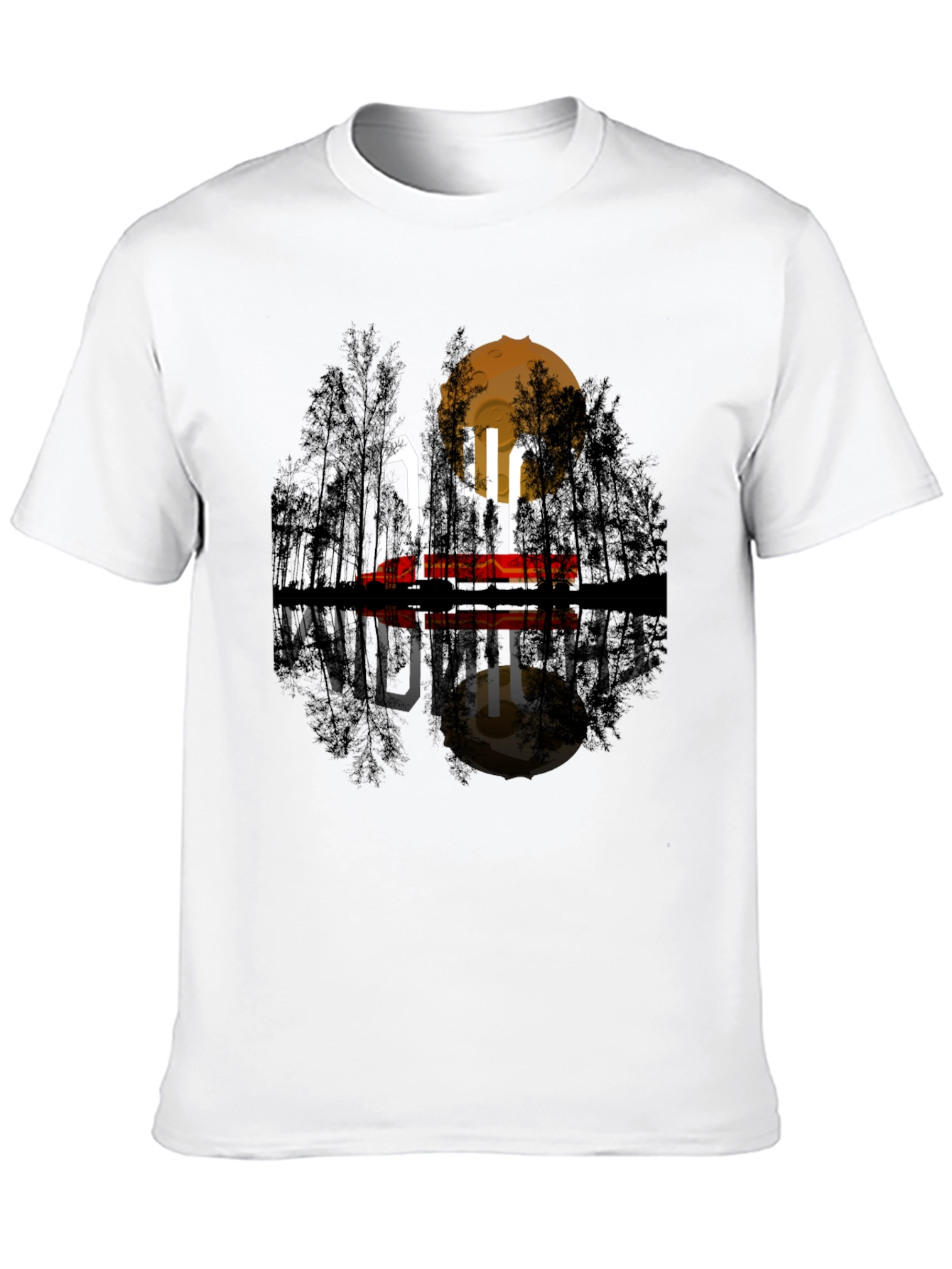 Midnight Reflective Graphic Tee