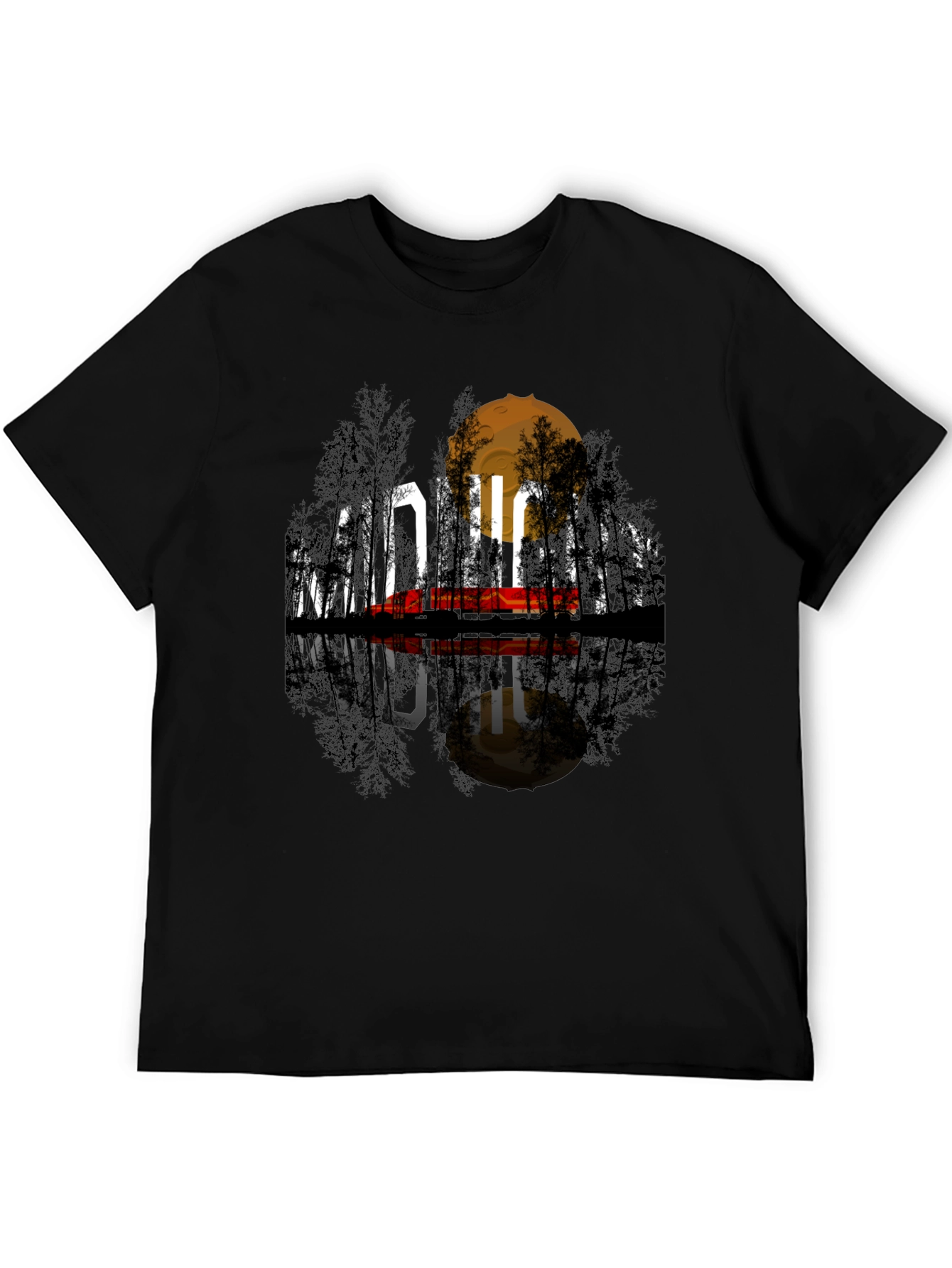Midnight Reflective Graphic Tee