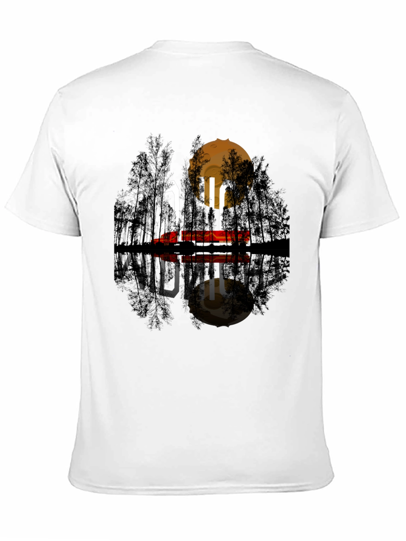 Midnight Reflective Graphic Tee