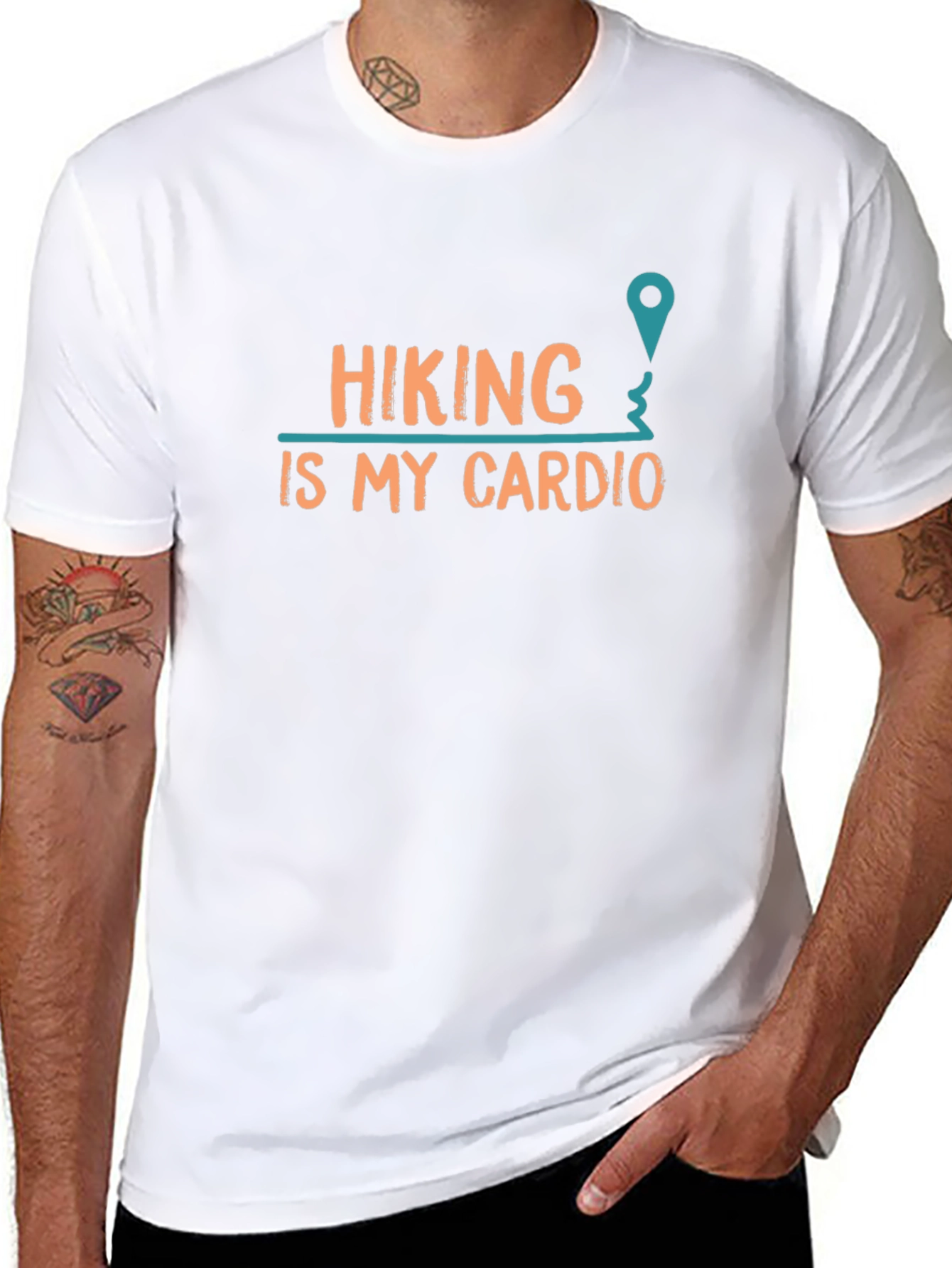 Hiking Is My Cardio T-Shirt - Adventure Tee