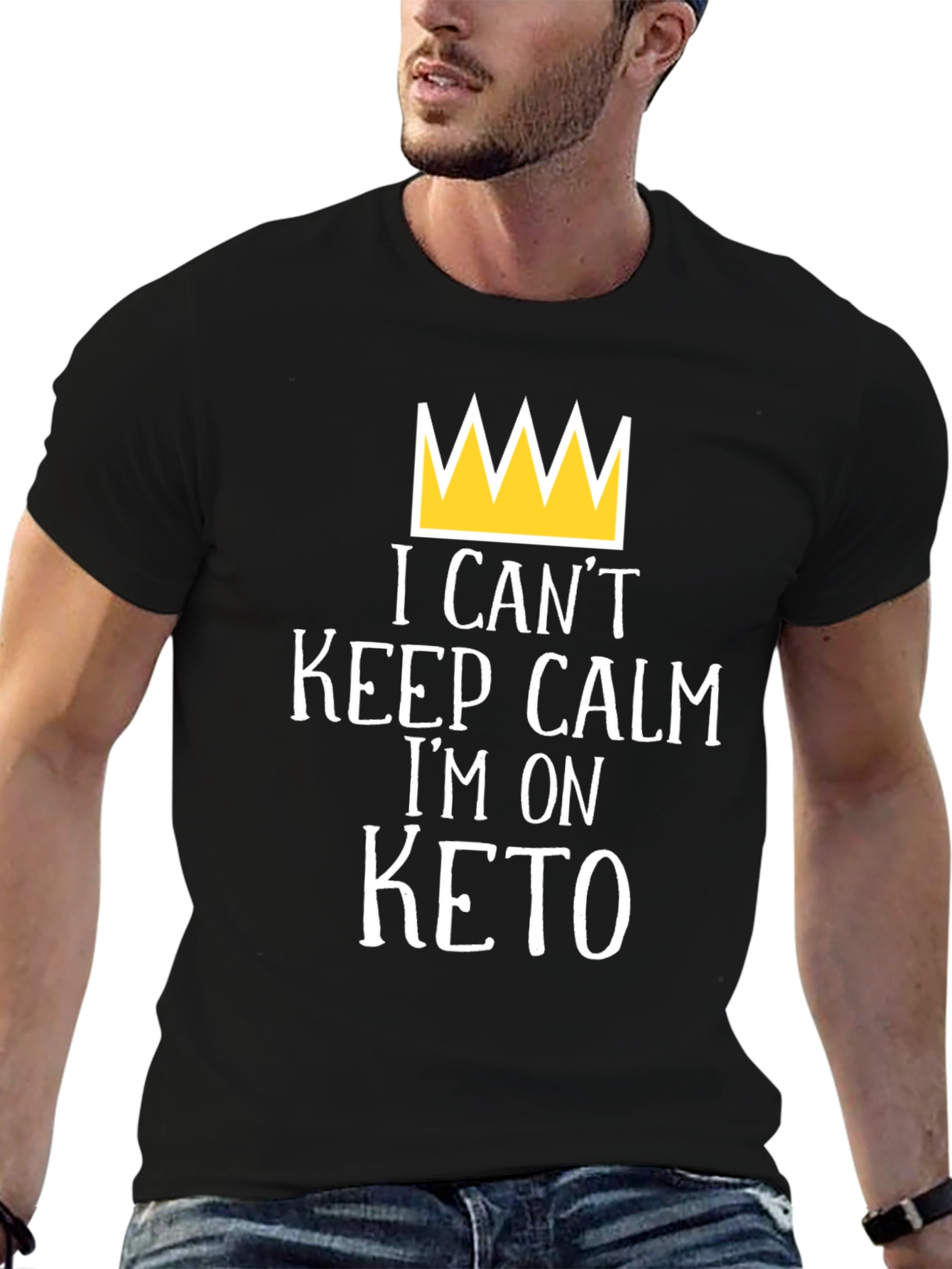 Funny Keto Diet T-Shirt - I Cant Keep Calm