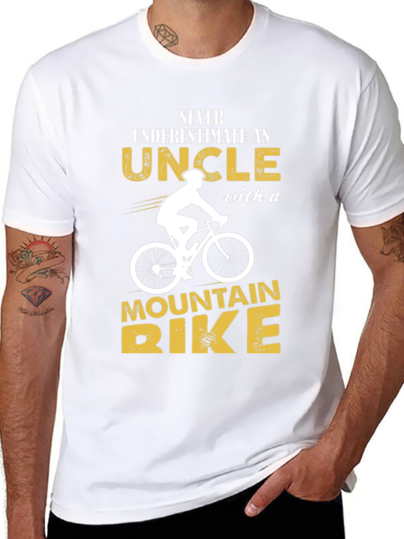 Uncle Mountain Bike T-Shirt - Black