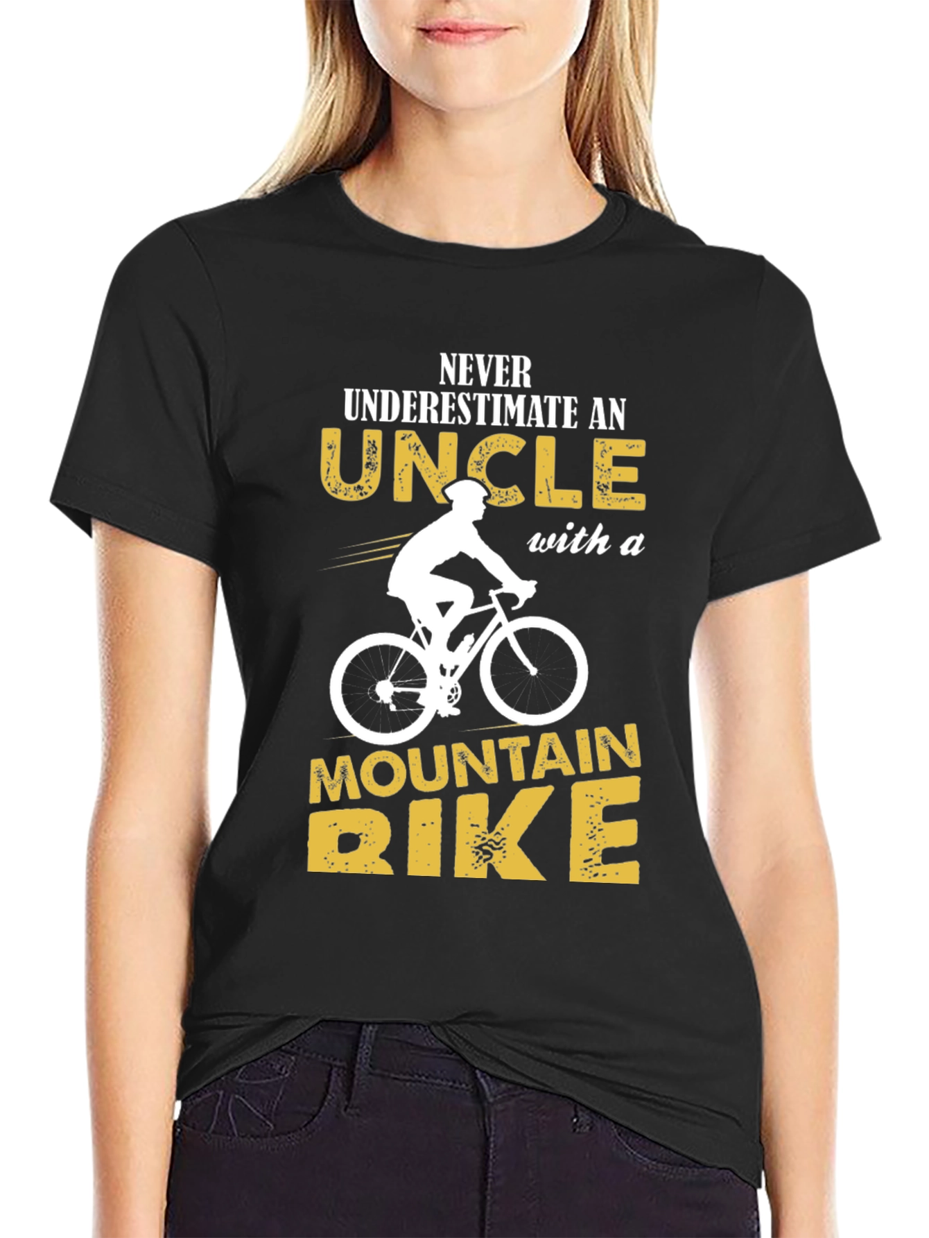 Uncle Mountain Bike T-Shirt - Black