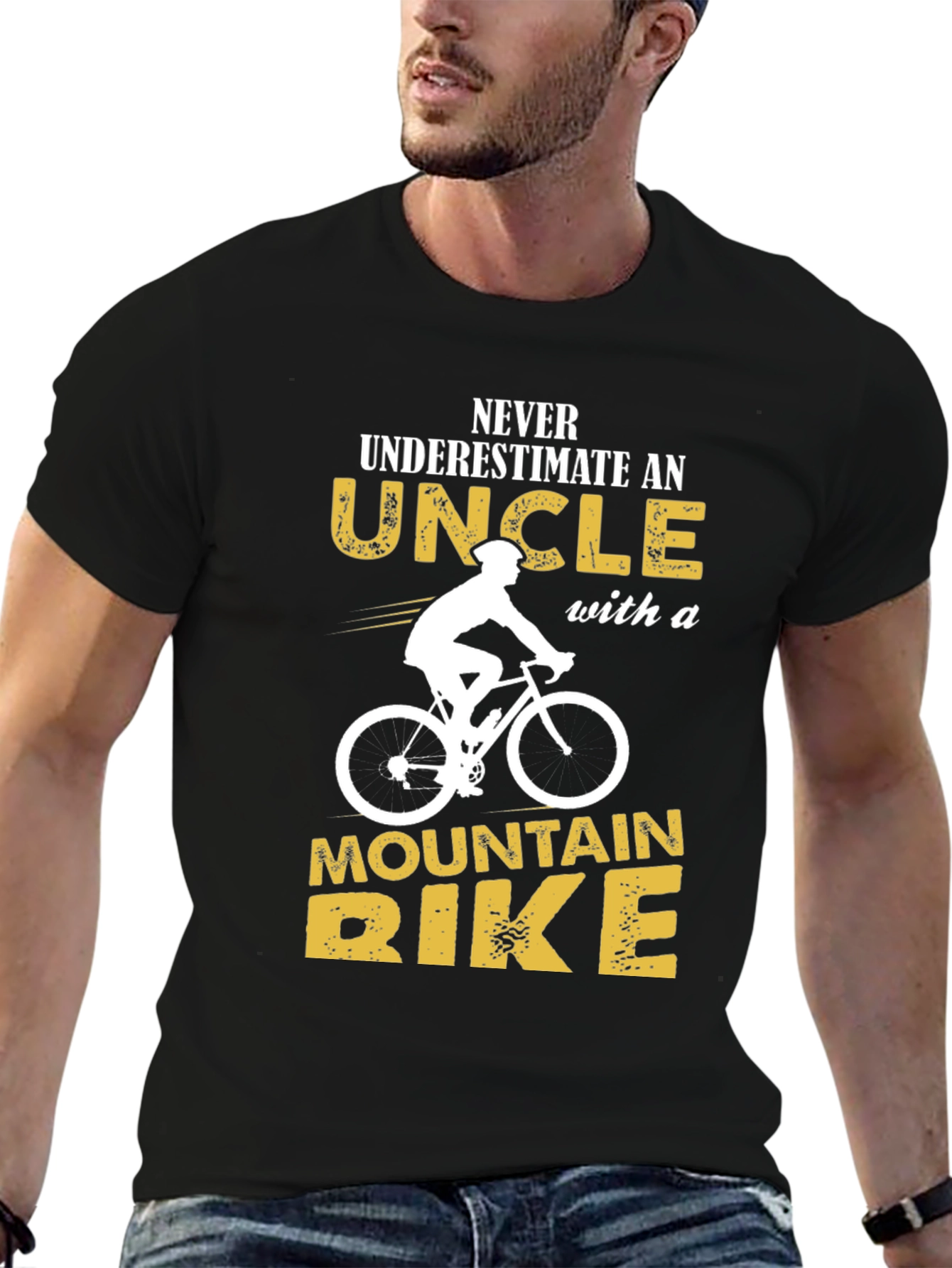 Uncle Mountain Bike T-Shirt - Black