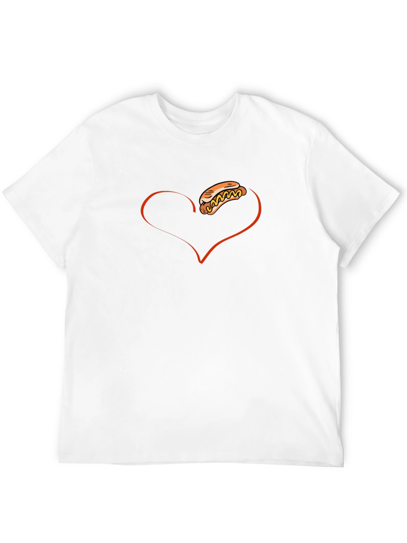 I Heart Hotdogs Graphic Tee