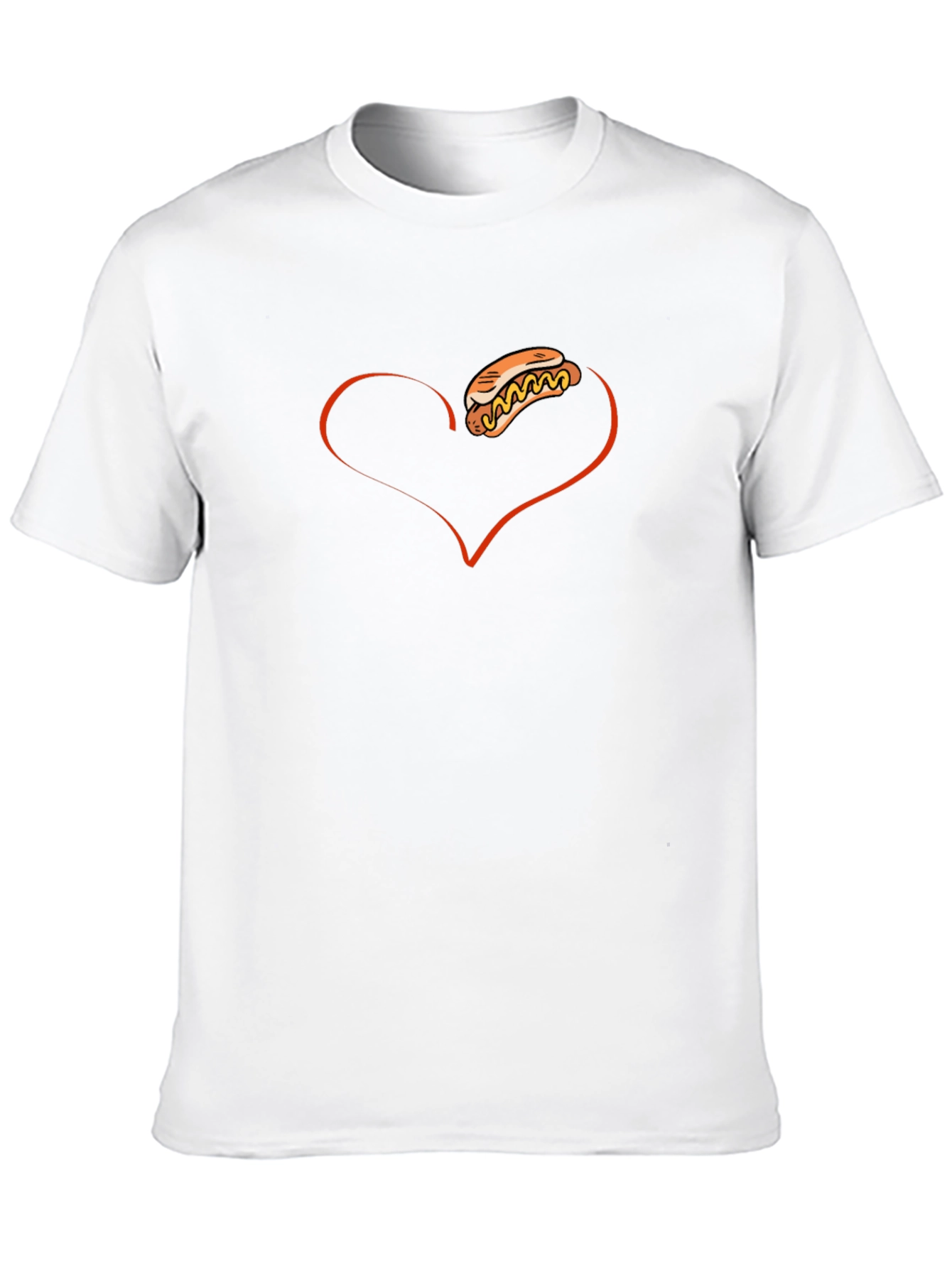 I Heart Hotdogs Graphic Tee