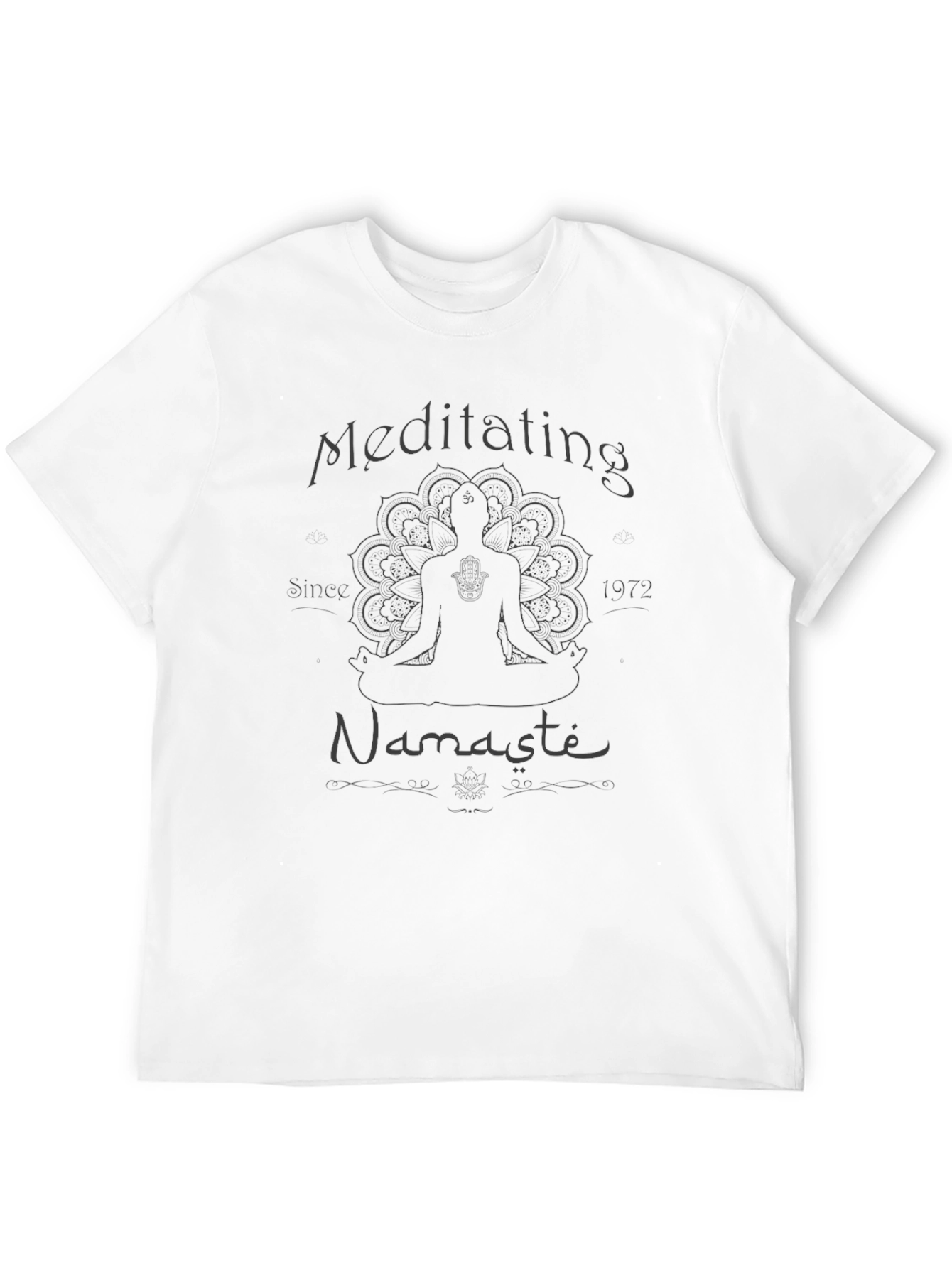Meditating Namaste Tee - Yoga Inspired Comfort