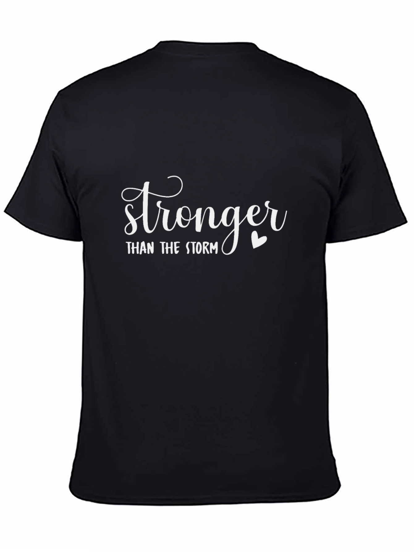 Stronger Than The Storm Black T-Shirt