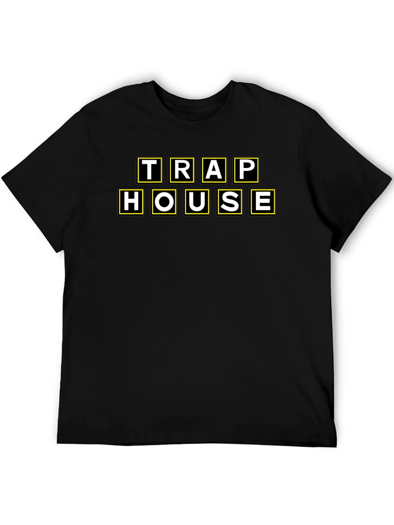 Trap House Graphic Tee - Black
