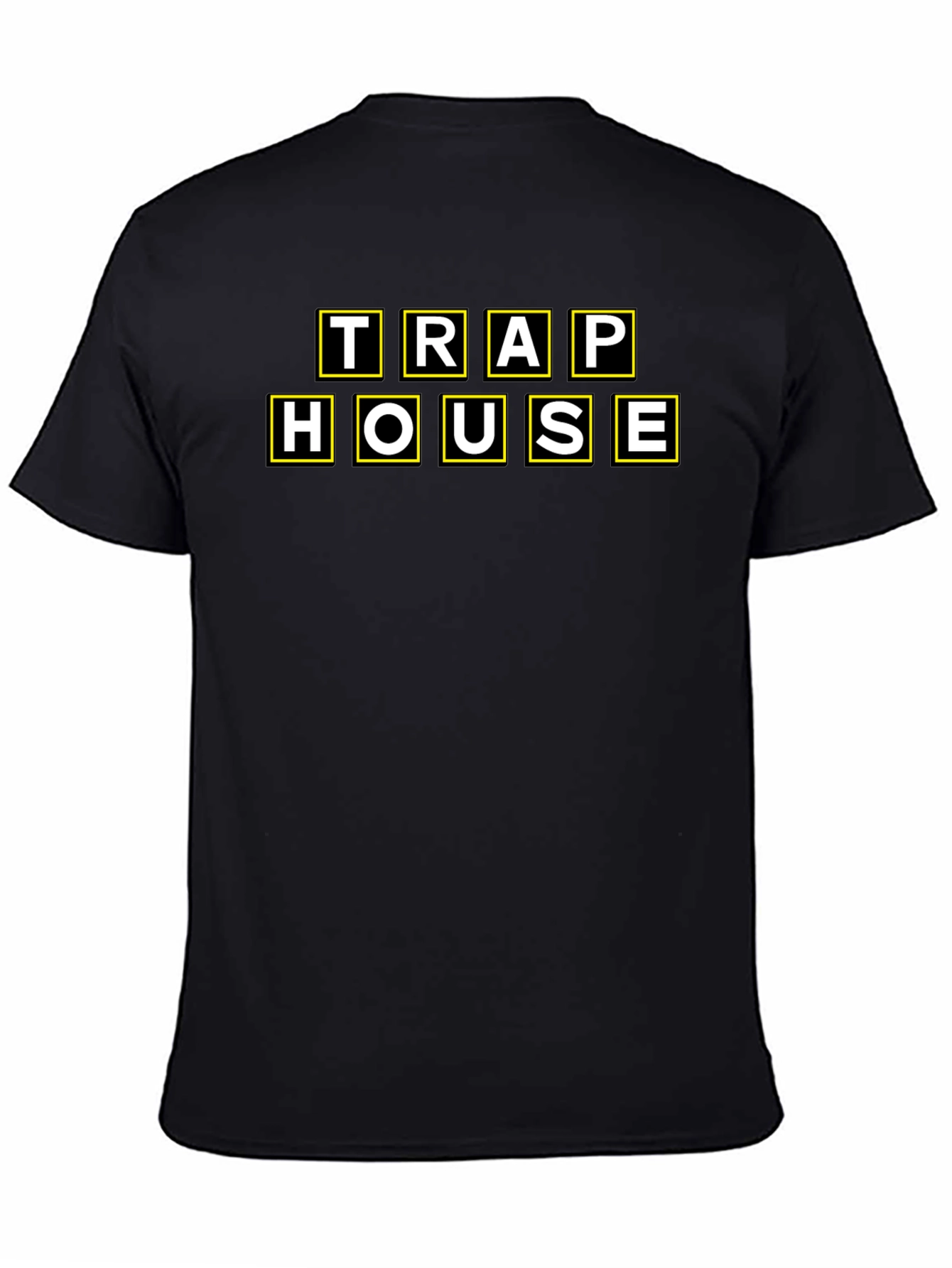 Trap House Graphic Tee - Black