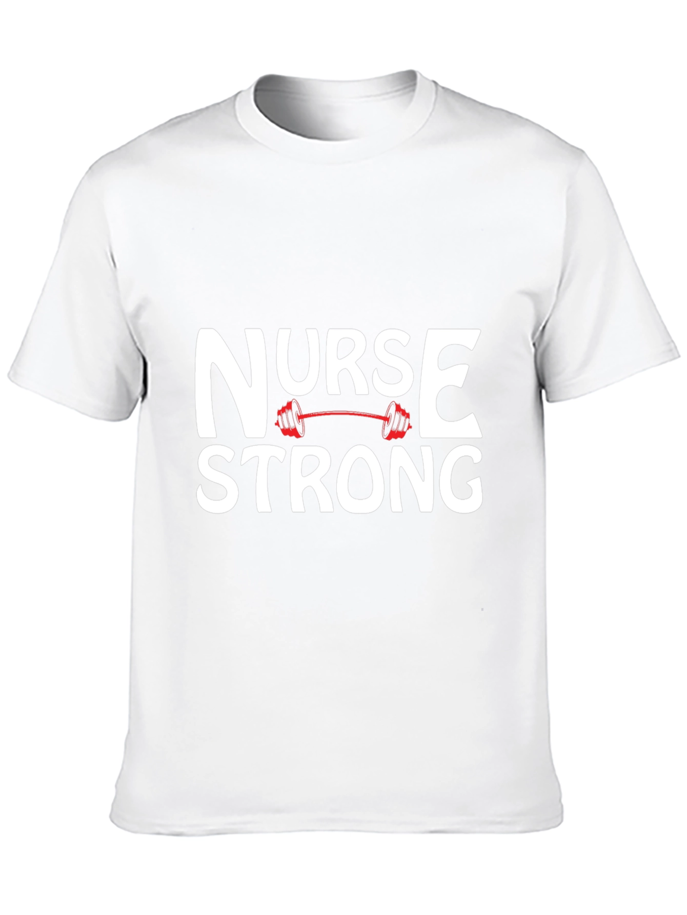 Nurse Strong Graphic Tee - Black Cotton T-Shirt