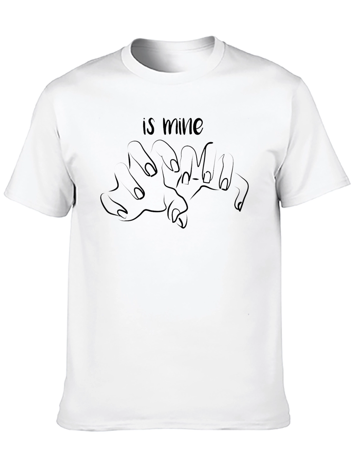 Mine Hands Graphic Tee - Black Cotton Comfort